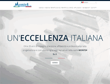 Tablet Screenshot of monteksrl.it